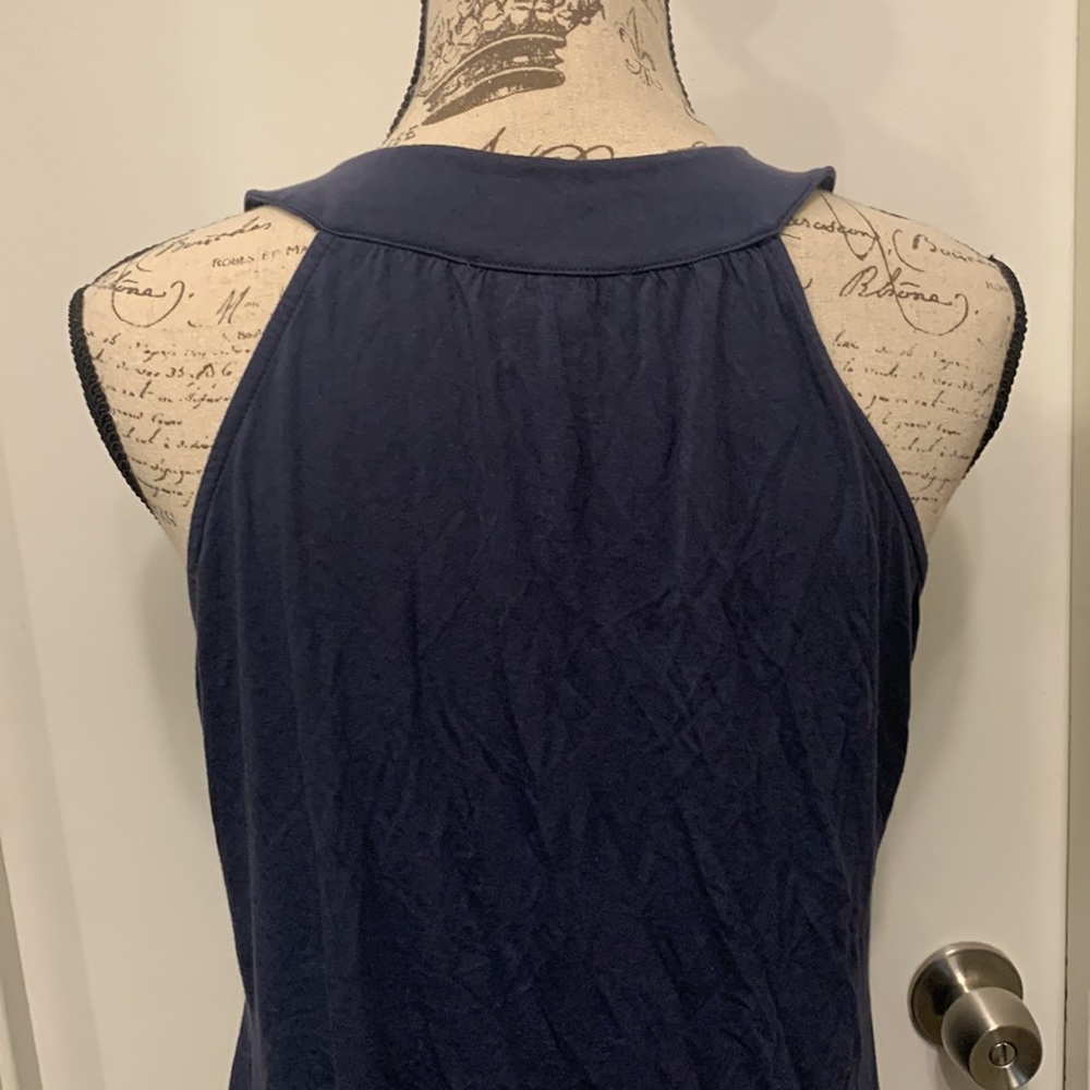 Willi Wear Size Small Blue Halter with Sequins - Picture 8 of 9